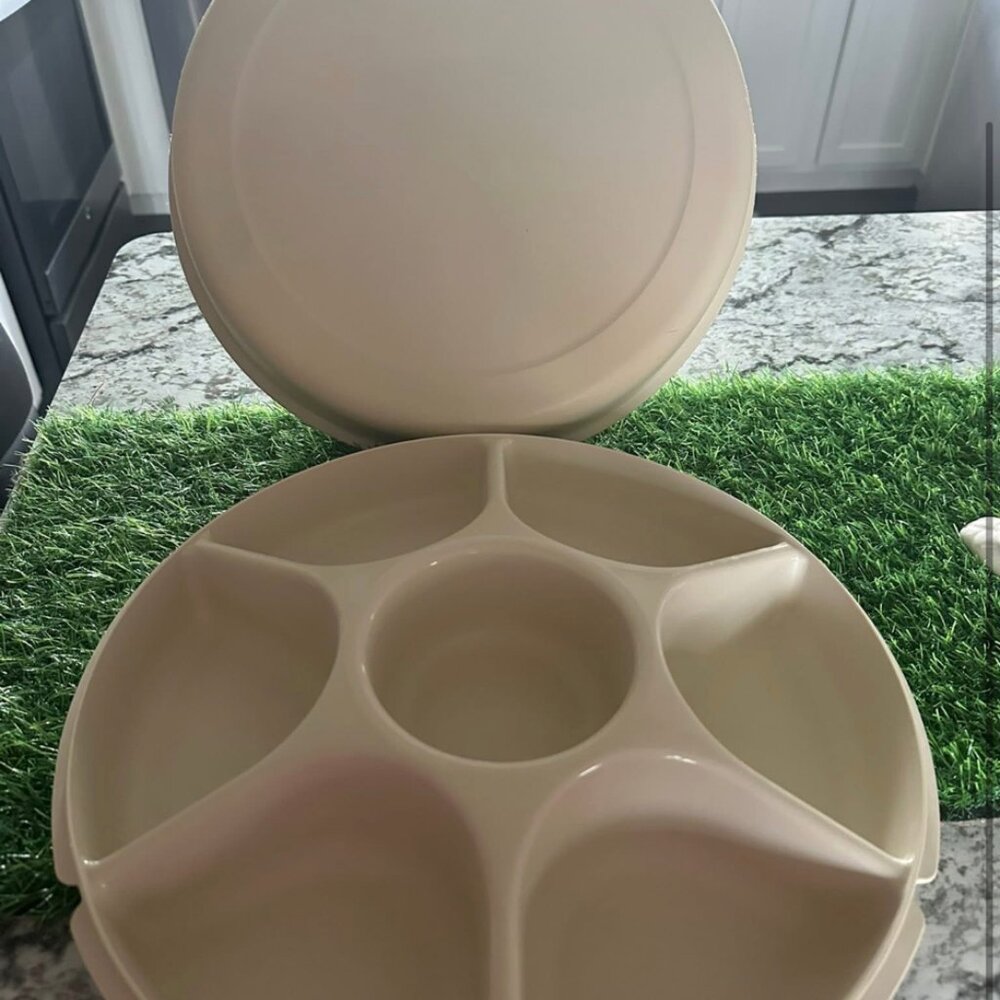 Tupperware snack tray